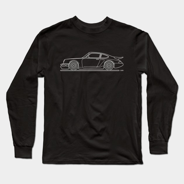 Retro Car 964 w Long Sleeve T-Shirt by garistipis